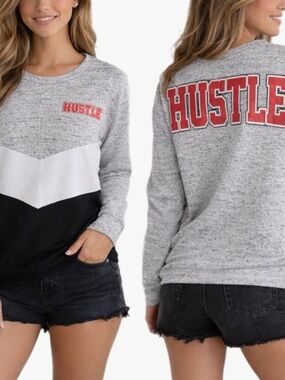 Rue 21+ Hustle Colorblock Pullover Sweatshirt Womens Plus Size 2X